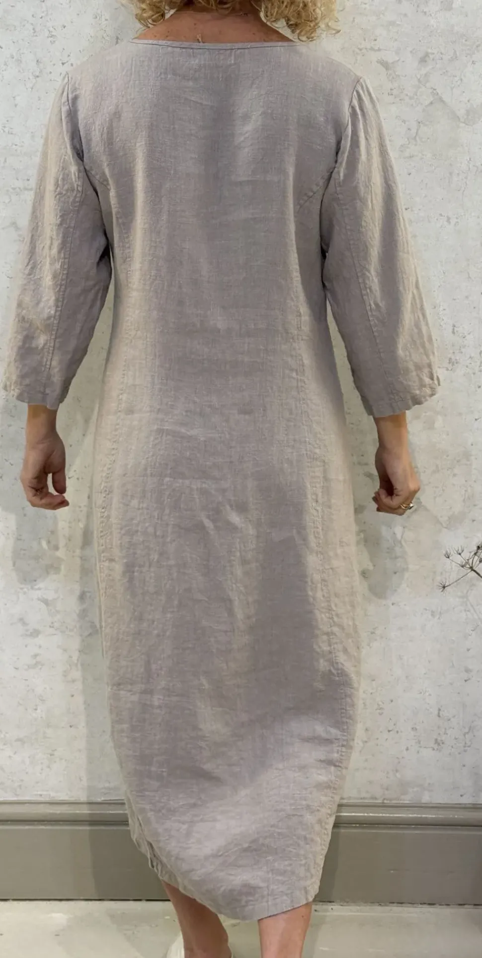 Thing Linen Dress light grey