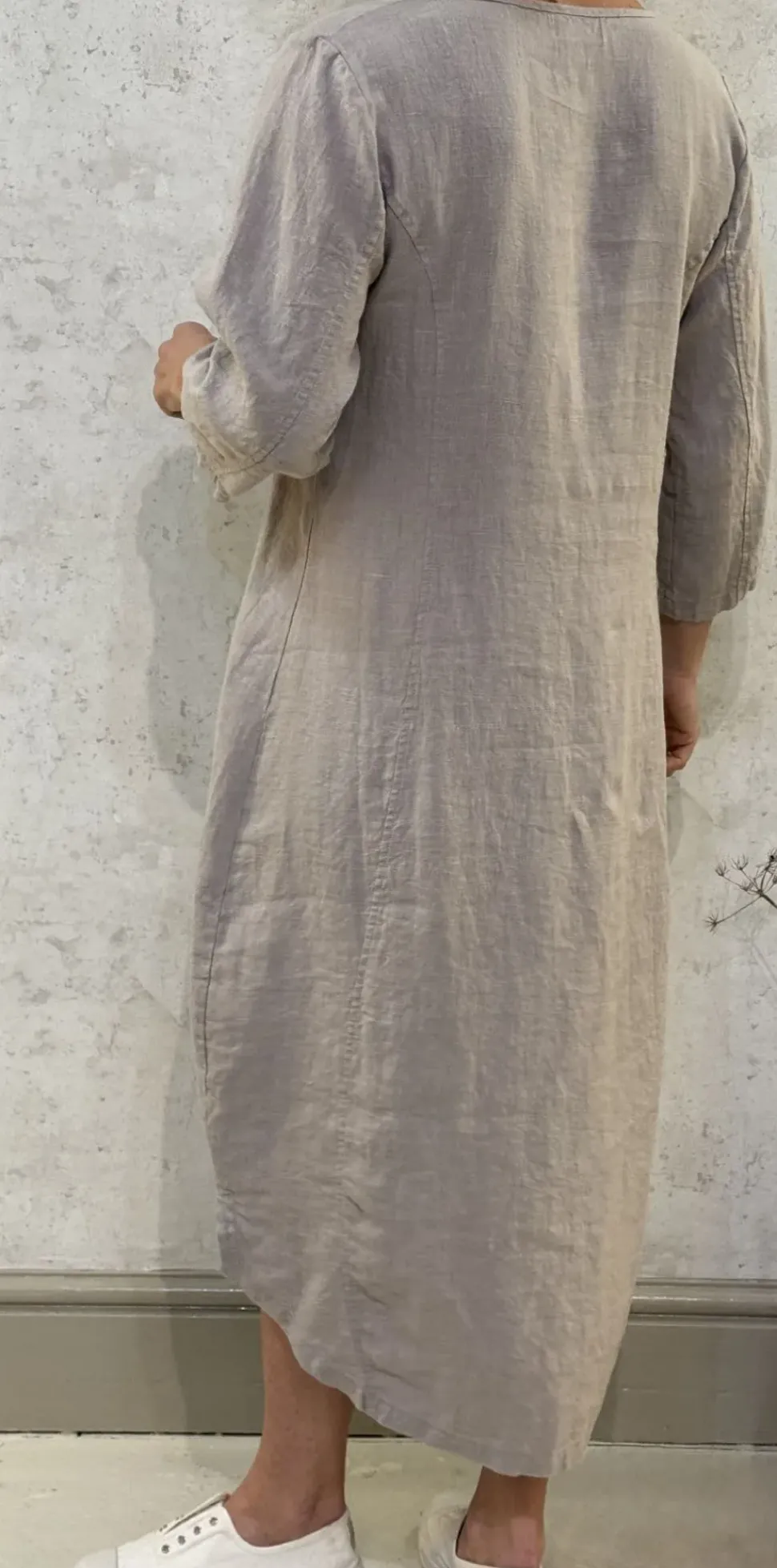 Thing Linen Dress light grey