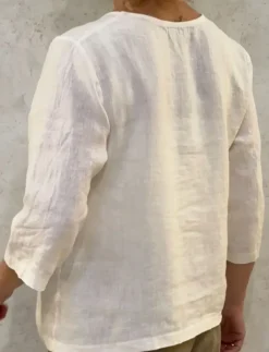 Thing Linen Top off white