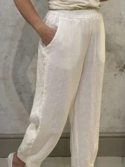 Thing Linen Trousers off white