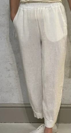 Thing Linen Trousers off white