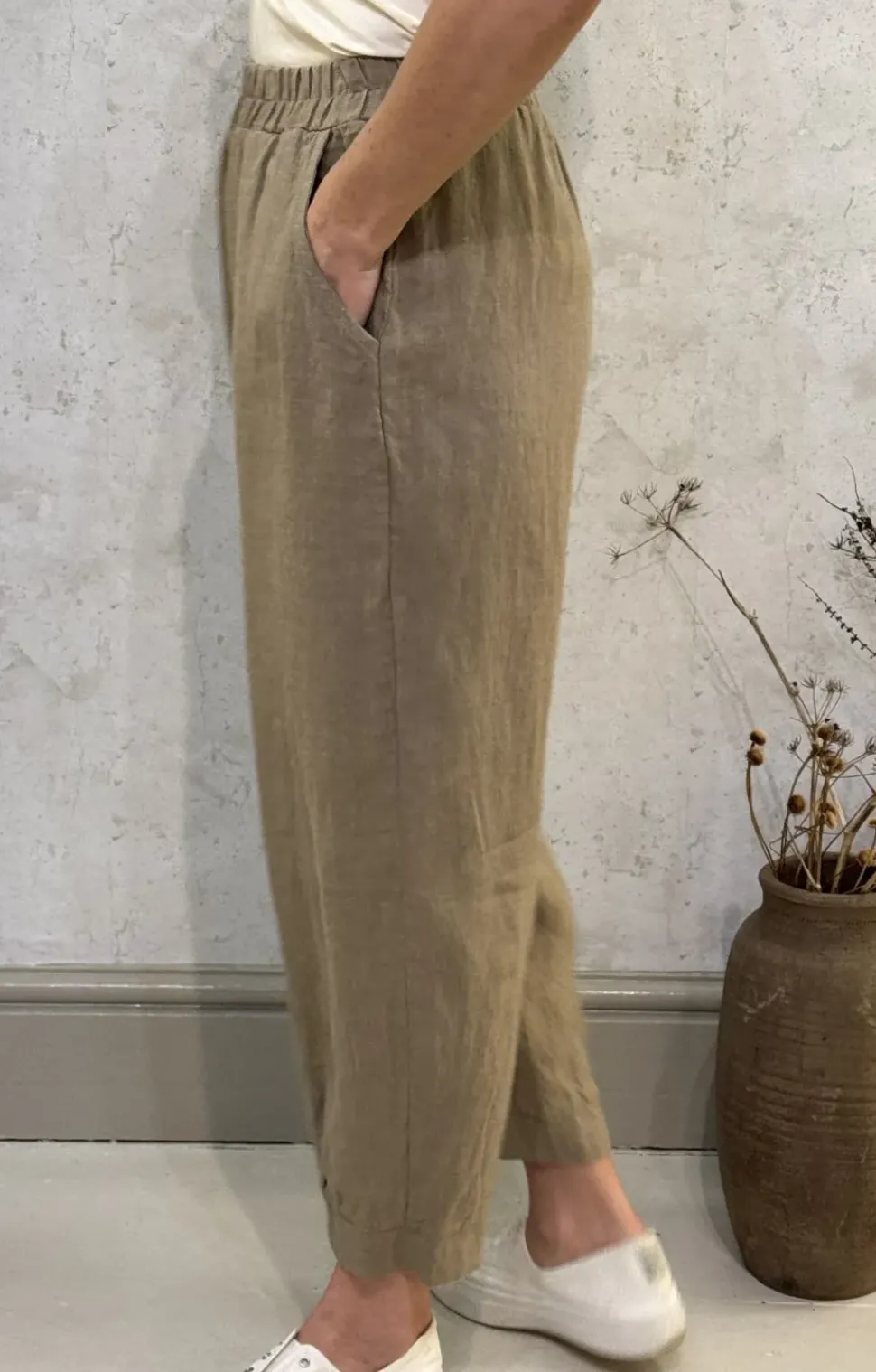 Thing Linen Trousers putty