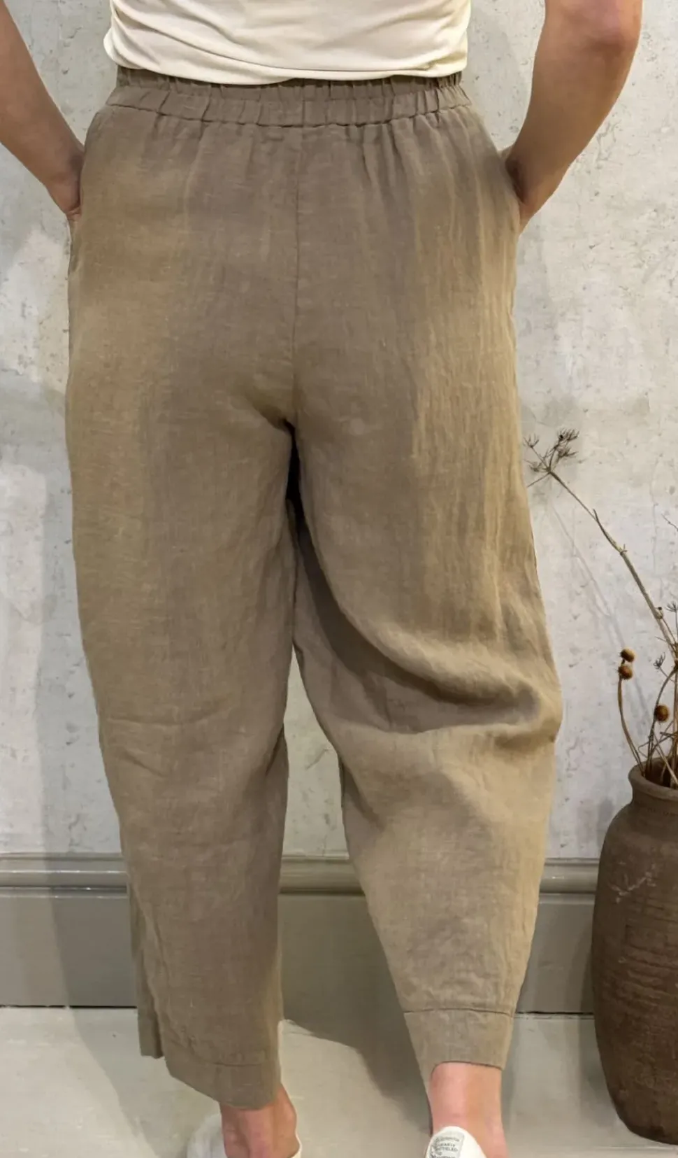 Thing Linen Trousers putty