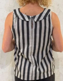 Thing Top Stripe light grey