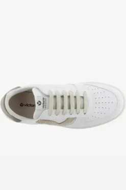 Victoria Madrid Vegan Leather Trainers taupe